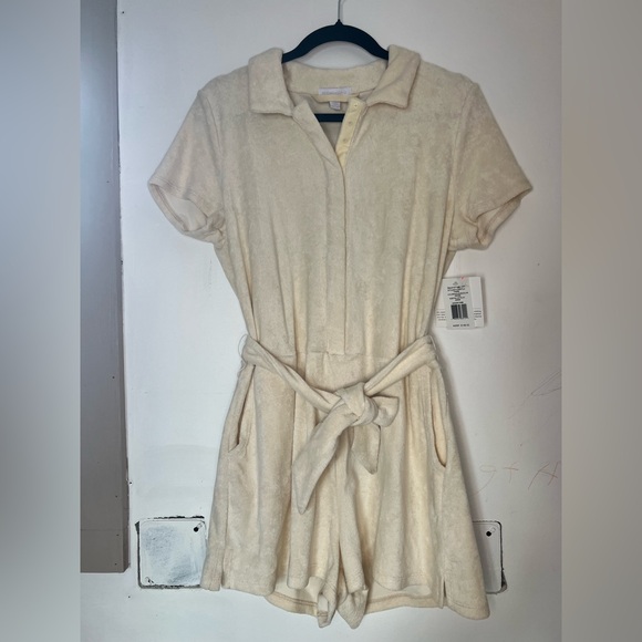Beyond Yoga Pants - Beyond Yoga Tropez Romper NWT in Cream size Medium